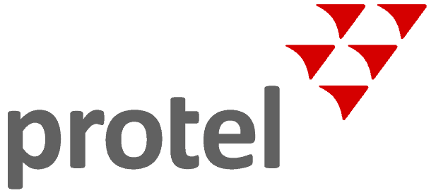 Hier ist das Logo der protel Hotelsoftware GmbH zu sehen.