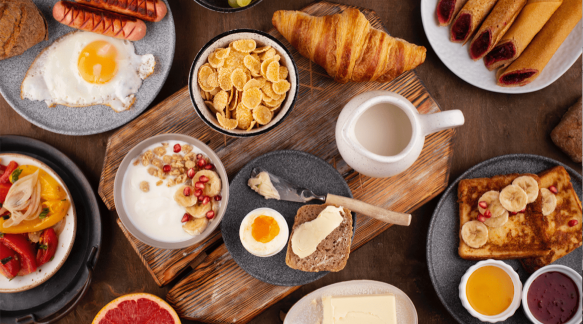 Genießen Sie bei Ihrem Aufenthalt bei uns ein leckeres und ausgewogenes Frühstück.